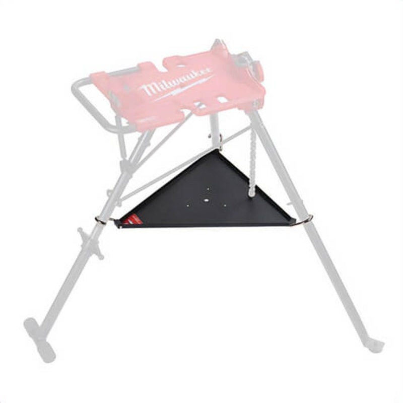 Milwaukee 48-22-8695 Lower Shelf, for use with 48-22-8690 6 in Leveling Tripod Chain Vise, 50 lb Capacity, Steel