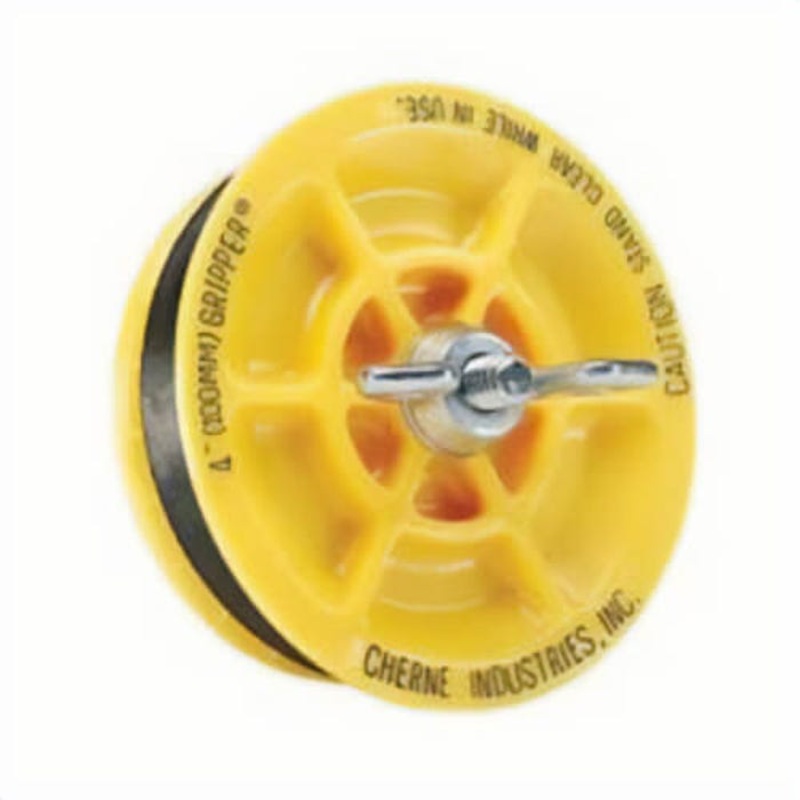 Oatey 270245 Gripper Mechanical Pipe Plug, 4 in Pipe, 17 psi, ABS