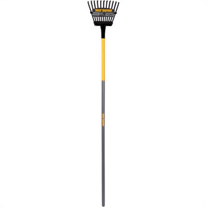 True Temper 1789300 Shrub Rake, Versatile Garden Tool, 8 in