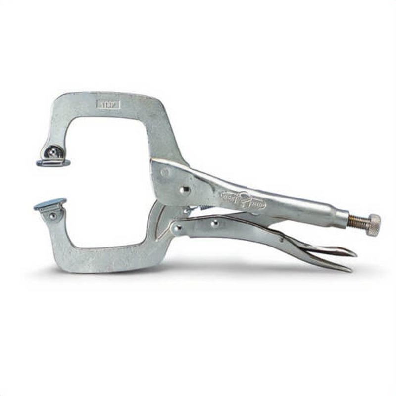 Wright 9V6SP Vice-Grip Locking Plier with Swivel Pad, 0 to 2-1/8 in C-Clamp Jaw, 6 in OAL