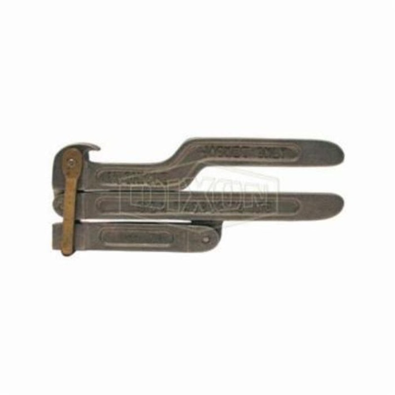 Dixon FHCS150 Forestry Grade Hose Clamp and Spanner, 10 in L, For Use with Lightweight 1 in and 1-1/2 in Hose, Cast Aluminum/Brass Body