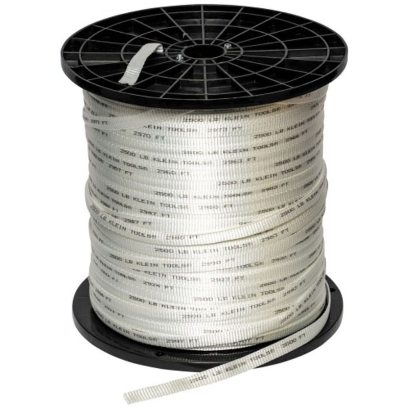 Klein 50142 Conduit Measuring Pull Tape, 2500 lb x 3000 ft