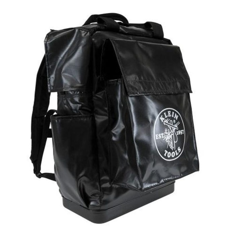 Klein 5185BLK Tool Bag Backpack, 18 in, Black