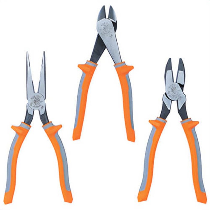 Klein 9420R Insulated Tool Set, 1,000V, Induction Hardened Steel, 3 pc