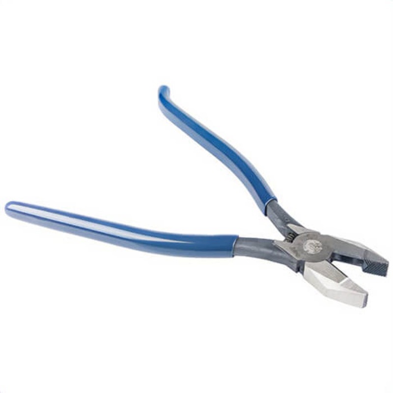 Klein D201-7CSTLFT Ironworker's Rebar Pliers, Left Handed, Spring Loaded, Steel, 9 in