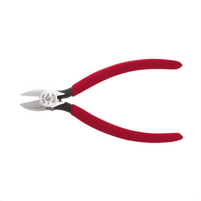 Klein D210-6C Diagonal Cutting Pliers, Semi-Flush, Steel, 6 in