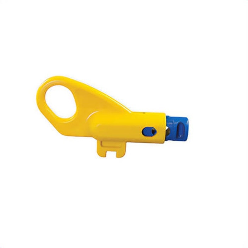 Klein VDV110-261 Twisted Pair Radial Stripper, Yellow, Blue Handle