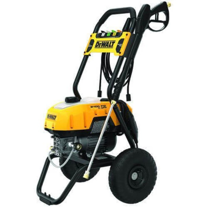 DeWALT DWPW2400 Electric Cold-Water Pressure Washer, 2400 psi Pressure, 1.1 GPM Flow Rate