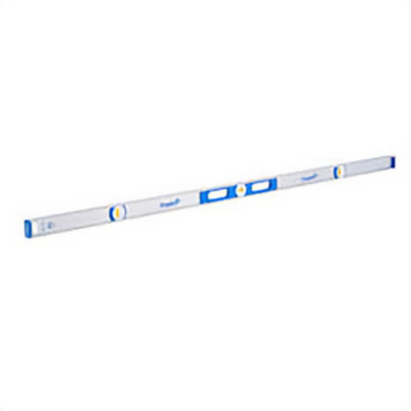 Empire 500.72 Non-Magnetic I-Beam Level, 72 in L, 3 Vials, Aluminum, 0.0005 in/in Accuracy