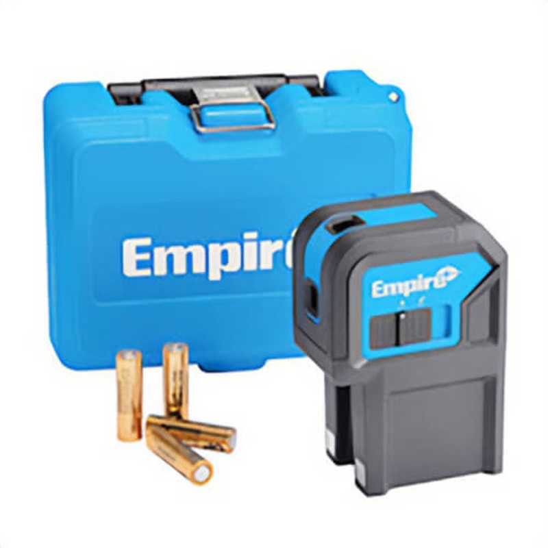 Empire ELG3D Cordless Self Leveling 3-Point Laser, 125 ft Measuring, +/- 1/4 in at 33 ft Accuracy