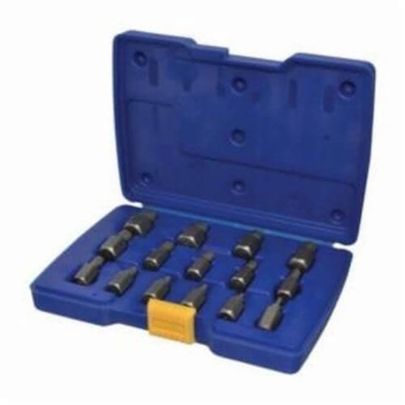 Irwin Hanson 53228 532 Series Hex Head Multi-Spline Screw Extractor, 1/8 to 9/16 in, 15 pc