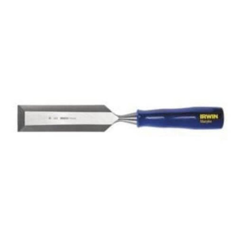 Irwin M444112N Marples Blue Chip Woodworking Chisel, 1-1/2 in Beveled High Quality Hardened Steel Tip, 5-1/2 in OAL
