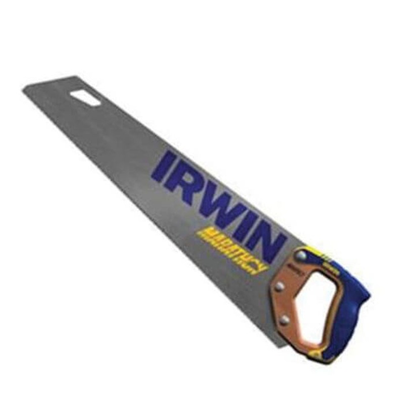 Irwin ProTouch 2011202 Hand Saw, 24 in L High Carbon Steel Blade, Hardwood Handle