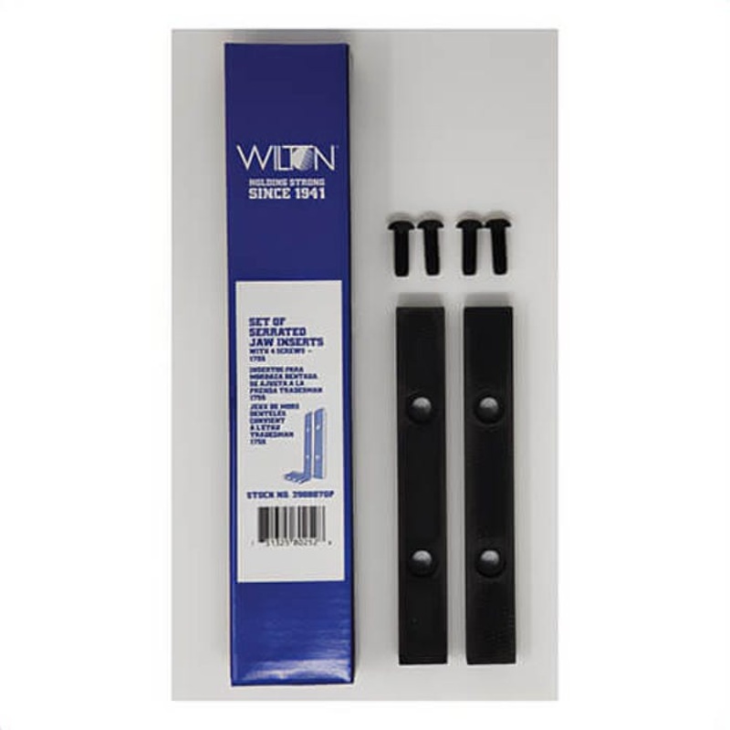 Wilton 2908070P Replacement Jaw Insert Set, For Use with Model 1755 Tradesman Vise