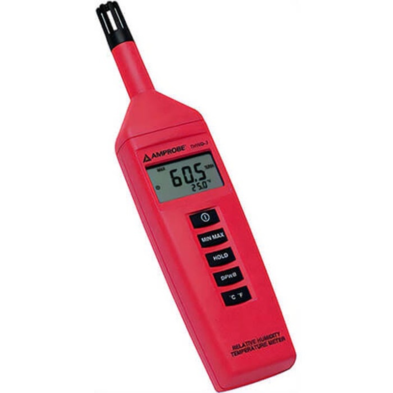 Amprobe THWD-3 Dig Sling Psychrometer with Dew and Wet