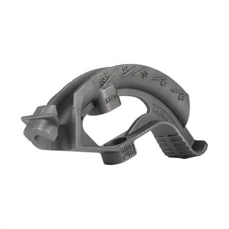 Klein 51609 Conduit Bender Head, 10/22/30/45/60 Bend, 5-1/2 in Bend Radius, For Pipe dia 3/4 in EMT, 1/2 in Rigid/IMC