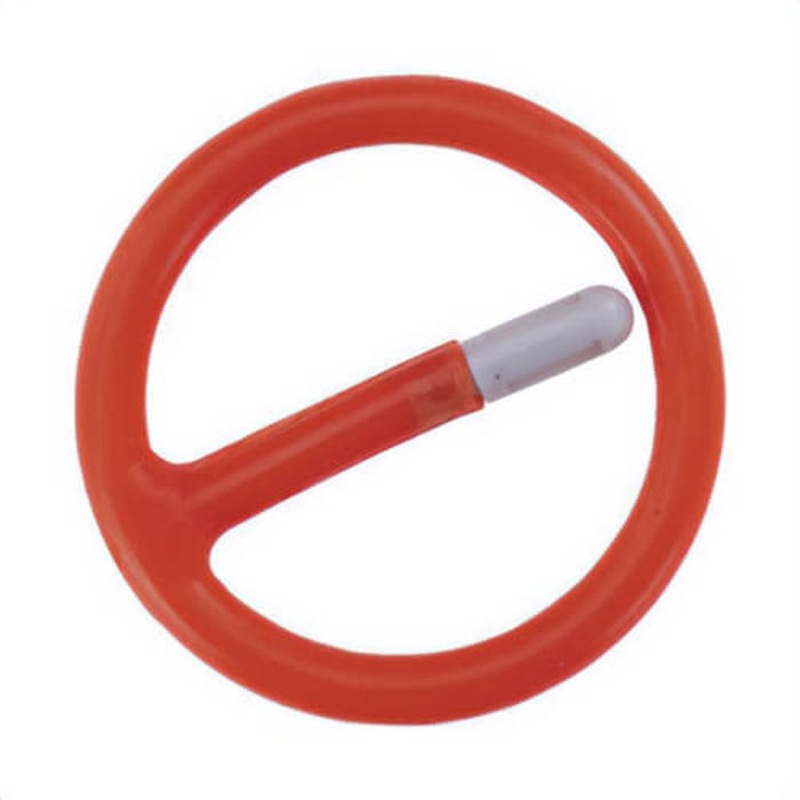 Proto JRR07532 Crush Gauge Retaining Ring, 3/4 in Drive, For Use with Impact Socket, Steel, Plastic Coated, Red