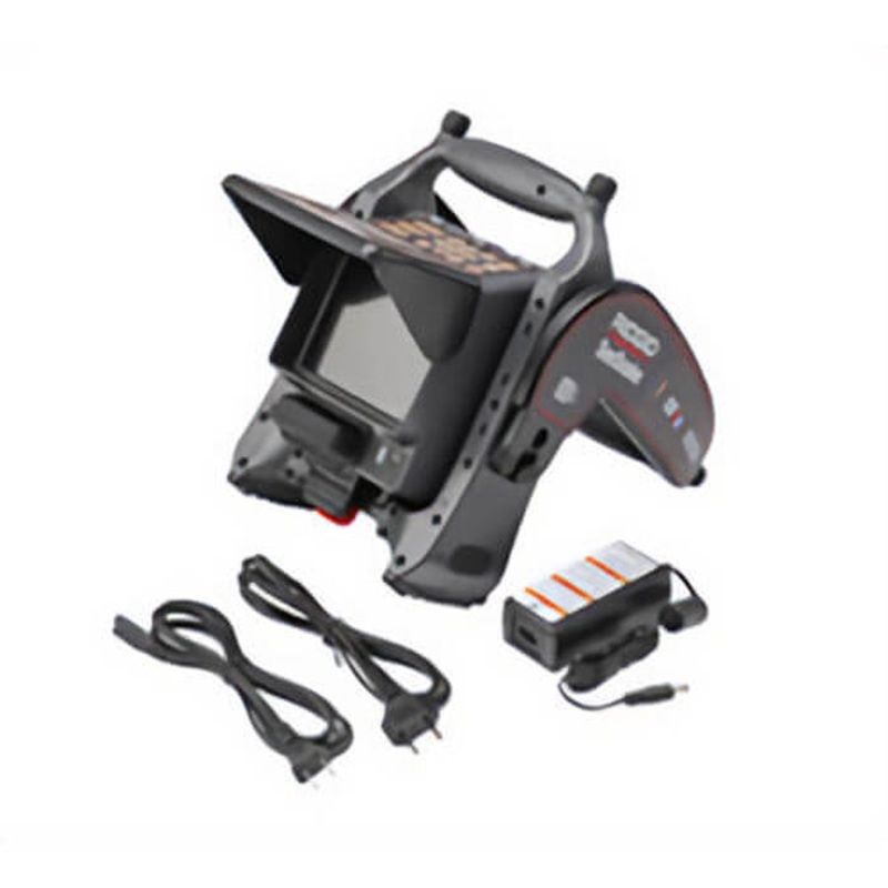 Ridgid 64968 CS6X Versa Digital Reporting Monitor System with 2 Batteries, Charger, 5.7 in Color LCD Display