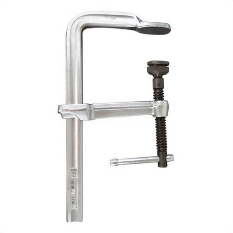 Bessey ClassiX GSM50 Regular Duty F-Style Bar Clamp, 5-1/2 in D Throat, 20 in Clamping, Replaceable Swivel