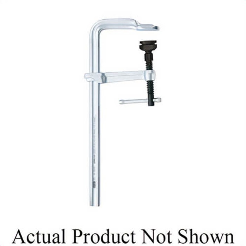 Bessey SGL-18 Medium Duty F-Style Bar Clamp, 4-3/4 in D Throat, 18 in Clamping, Replaceable Swivel