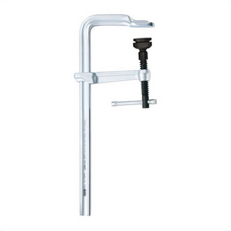 Bessey SQ-16 Regular Duty F-Style Bar Clamp, 5-1/2 in D Throat, 16 in Clamping, Replaceable Swivel