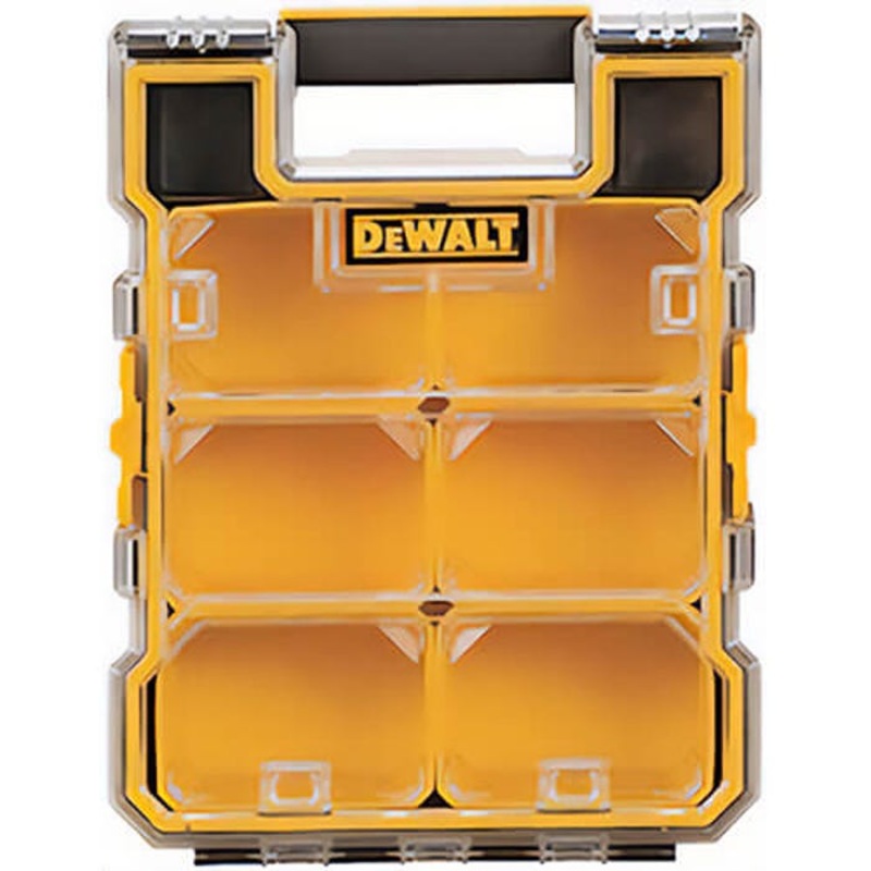 DeWALT DWST14735 Mid-Size Pro Organizer with Metal Latches, 13.66 in H x 4.56 in W