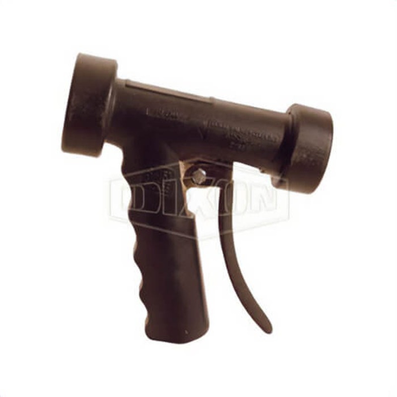 Dixon AWSG Hot Water Washdown Spray Nozzle, 1/2 in FNPT Connection, 12.5 GPM Flow Rate, 150 psi Pressure, Aluminum, Black, Domestic