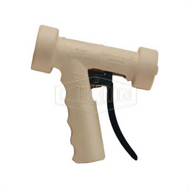 Dixon BWSG-W Hot Water Washdown Spray Nozzle, 1/2 in FNPT Connection, 12.5 GPM Flow Rate, 150 psi Pressure, Brass, White, Domestic