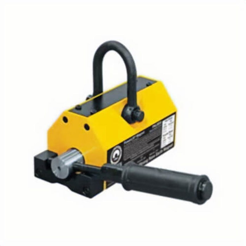 Mag-Mate PowerLift PNL0800 Permanent Rare Earth Lifting Magnet, 800 lb Load, 7-7/8 in L x 8-7/8 in H, Locking On/Off Magnet Activation, Neodymium