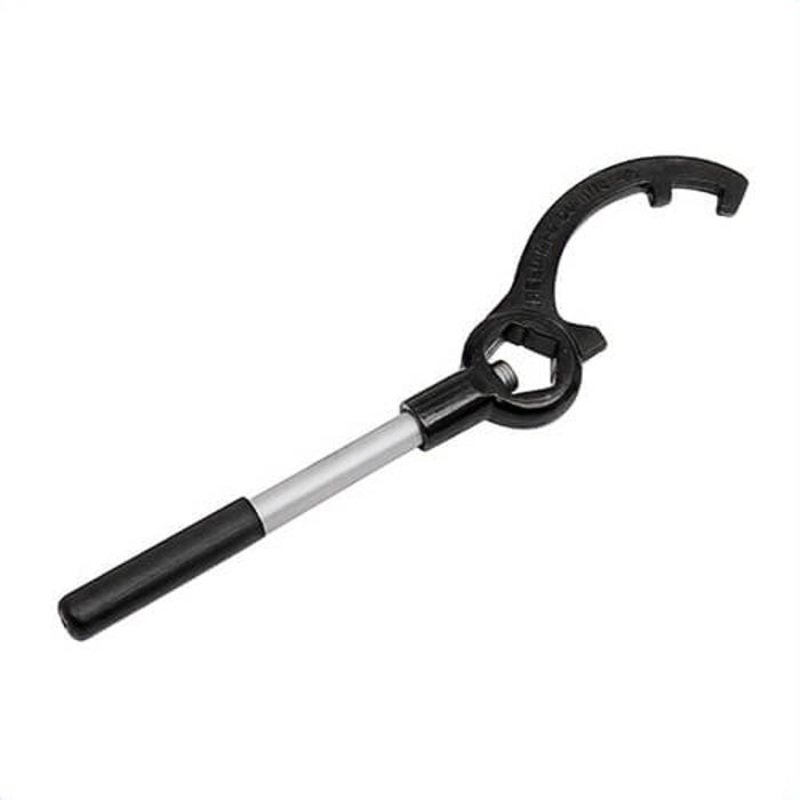 Reed HWS45 Storz Style Hydrant Wrench, 20-1/2 in L, Steel Handle, For 1-3/4 in Pentagon & 1-1/4 in Square Hydrant Nuts