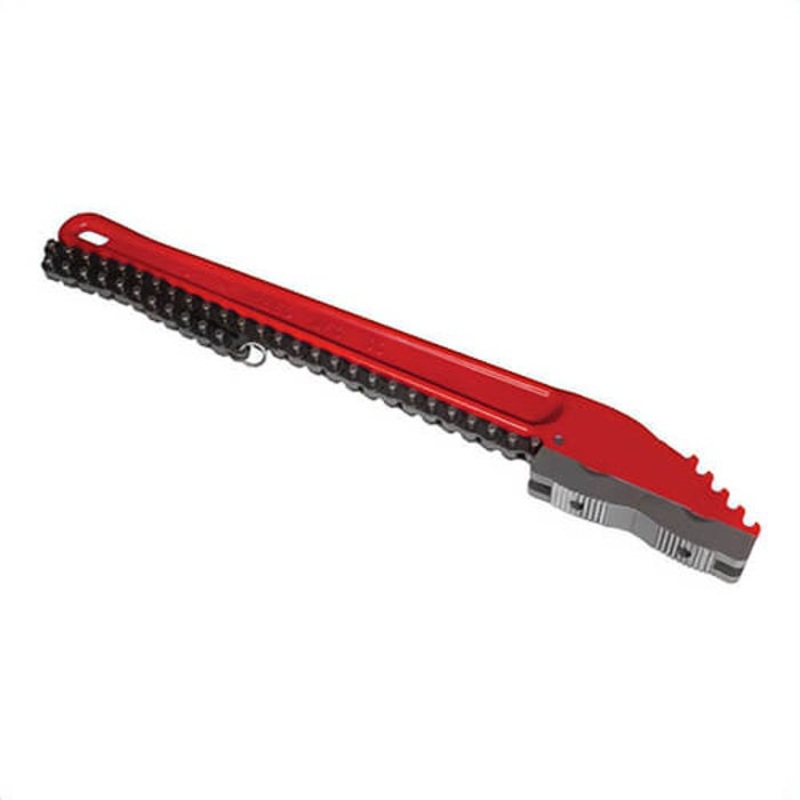 Reed WA60 Heavy Duty Chain Wrench, 1-1/2 to 8 in Pipe, 46 in OAL, Dual Reversible Jaw, 11 in Max OD