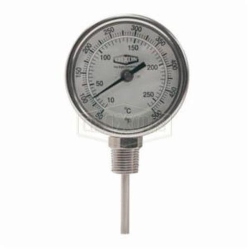 Dixon 31040104 Model 31 Thermometer, 50 to 500F , 1 % Accuracy, 1/2 in MNPT Connection