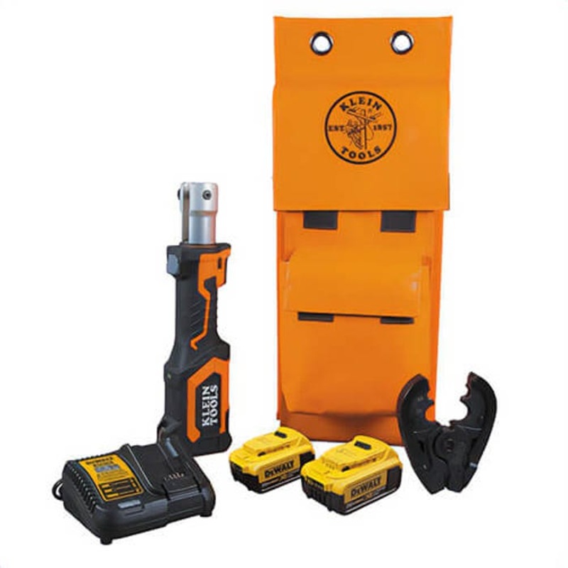 Klein BAT207T14H BAT20 7-Ton Cutters / Crimpers, 600 mcm Crimping, 7 ton Crimping, 20 V, Lithium-ion Battery, 26 in OAL