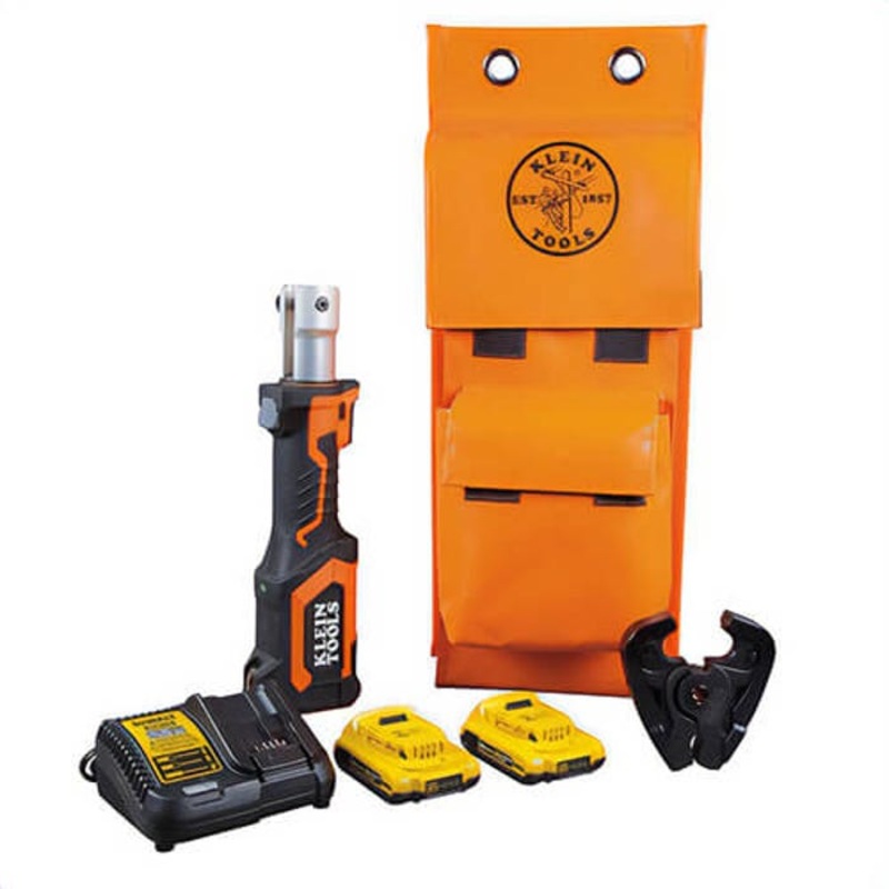 Klein BAT207T2 BAT20 7-Ton Cutters / Crimpers, 600 mcm Crimping, 7 ton Crimping, 20 V, Lithium-ion Battery, 26 in OAL