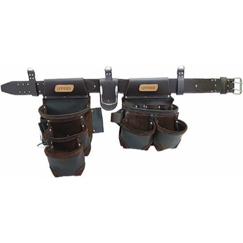 Urrea BN134 Tool Pouch, 16 Pocket, Oil Leather