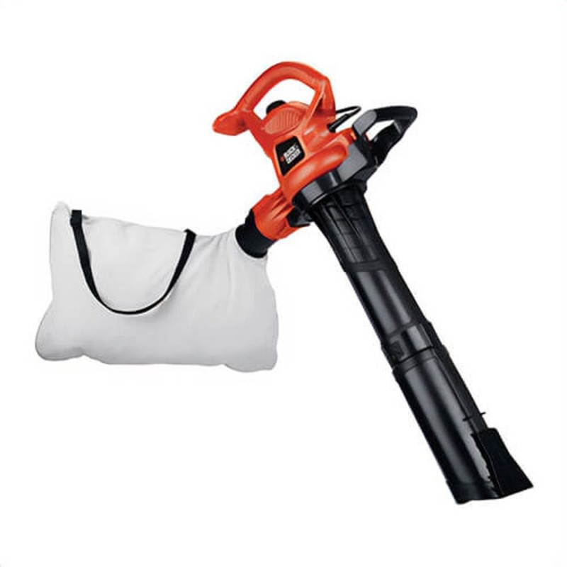 Black+Decker BV3600 3-in-1 Heavy Duty High Performance Electric Blower Vacuum, 120 VAC, 12 A, 385 CFM