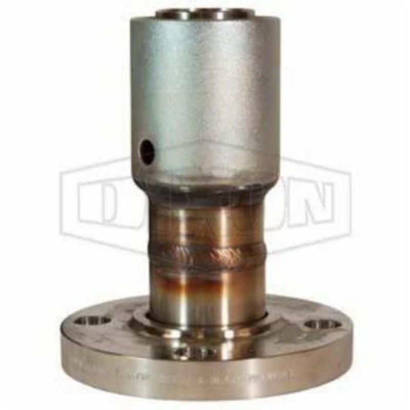 Dixon R64P3LJR15 Holedall External Swage Floating Flange, 4 in ID x 4-53/64 to 4-60/64 in OD, 316 Stainless Steel, Domestic
