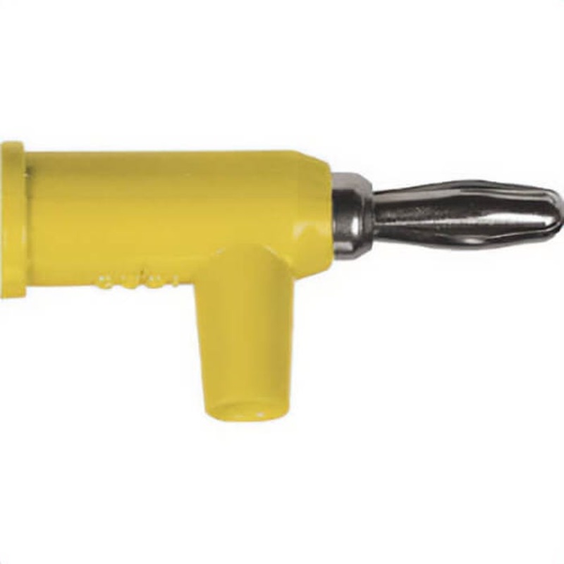 Fluke 1825-4 Banana Plug Test Clip - Banana, Color: Yellow