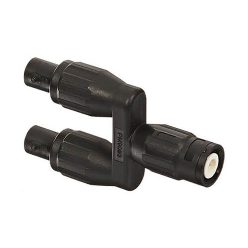 Fluke PM9093/001 Adapter Set, Male to Dual Female BNC, For Use With: 120B Series Shielded Banana Jack Input