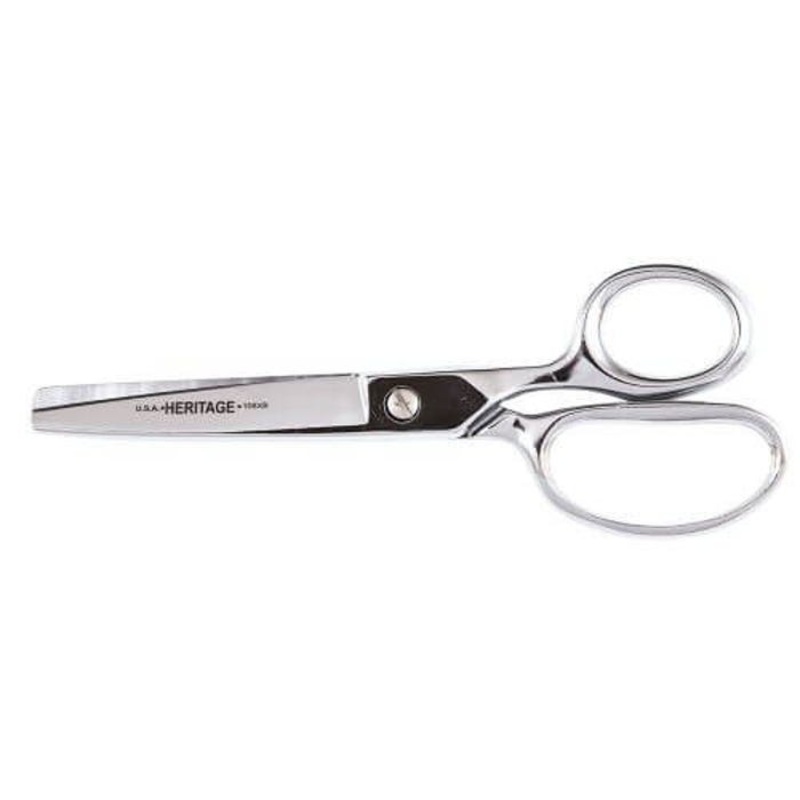 Klein 108XB Heritage Cutlery Straight Trimmer, 3-1/4 in L of Cut, 7-3/4 in OAL, Standard Tip, Standard Edge, Right Hand