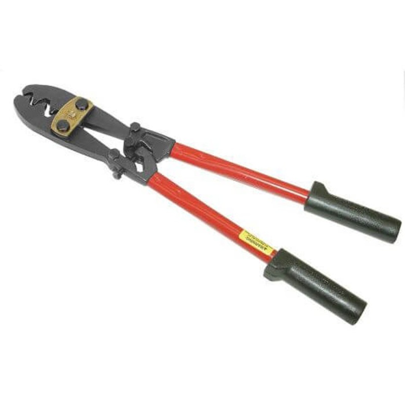 Klein 2006 Compound Action Large Crimping Tool, 6 to 4/0 AWG Cable/Wire
