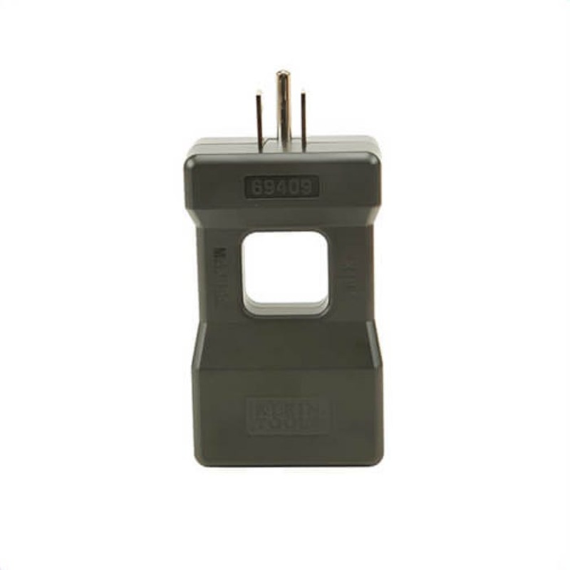 Klein 69409 Line Splitter, 15 A Maximum Output Current, 4-43/64 in Height, 2-9/32 in Width, 4.67 in Depth, For use with: Klein Clamp Meter