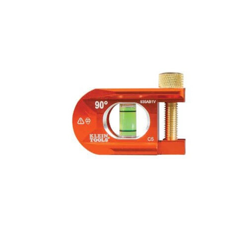 Klein Accu-Bend 935AB1V Conduit Level, 2-1/2 in L x 1.48 in W, Medium Fine Vial Position, Aluminum