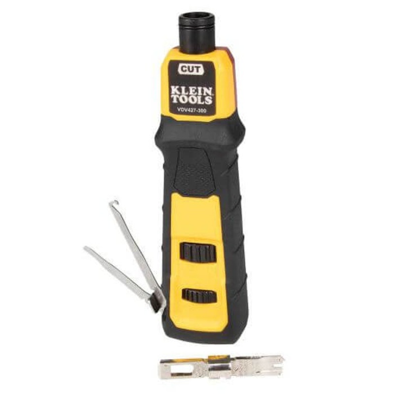 Klein VDV427-300 Traditional Impact Punchdown Tool, Metal Blade, Metal Blade