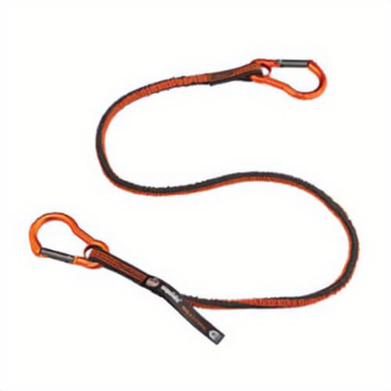 Ergodyne 19822 Squids 3110F(x) Lightweight Standard Tool Lanyard, 38 to 70 in L Extended, 10 lb Capacity, Carabiner Connection