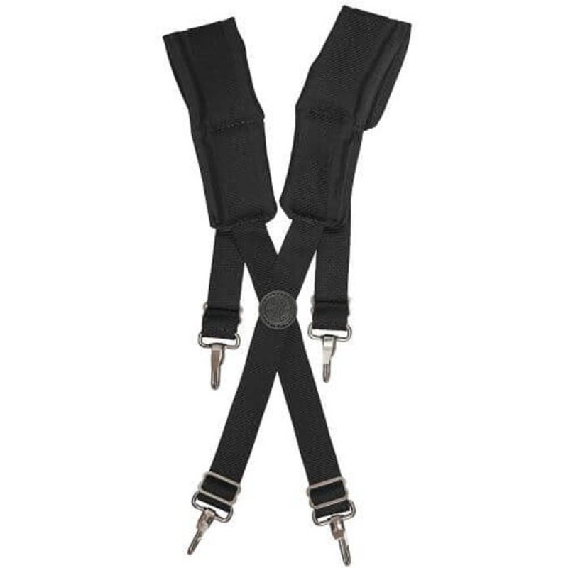 Klein Tradesman Pro 55400 Heavy Duty Suspender, Universal, Cordura Fabric, Black