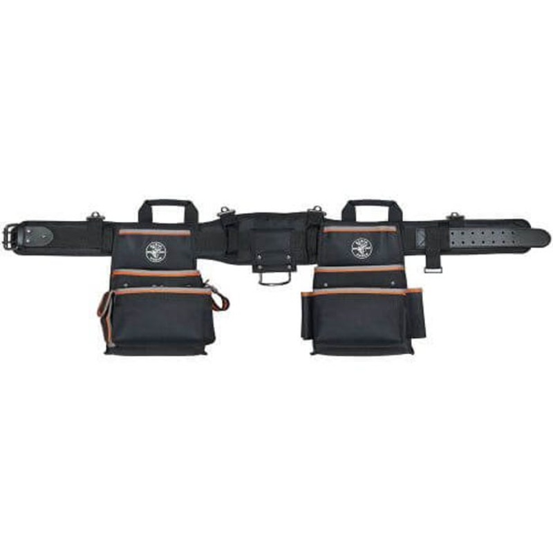 Klein Tradesman Pro 55429 Electricians Tool Belt, XL, 26 Pockets, 1680d Ballistic Weave, Black