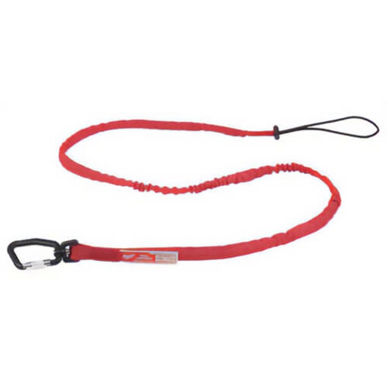 Milwaukee 48-22-8812 Extended Reach Locking Tool Lanyard, 10 lb Capacity, Double Locking Carabiner Connection, Nylon/Rubber