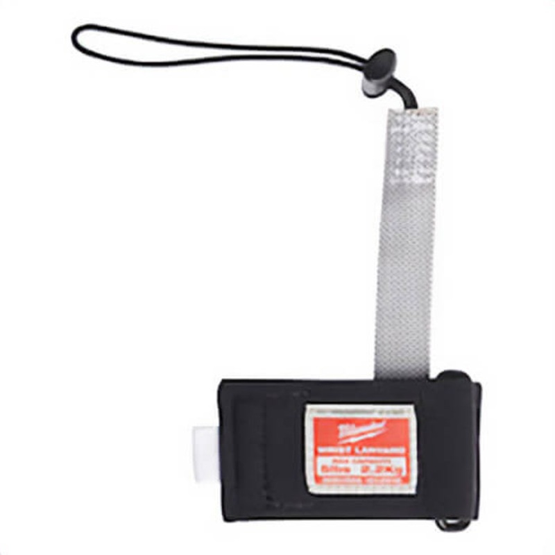 Milwaukee 48-22-8830 Wrist Lanyard, 5 lb Capacity, Hook and Loop Connection, Nylon/Rubber