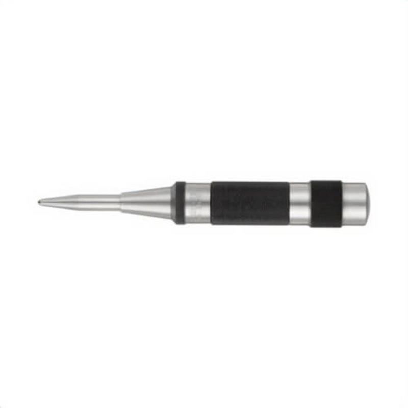 Starrett 18C Automatic Heavy Duty Center Punch with Adjustable Stroke, 11/16 in Tip, 5-1/4 in OAL, Steel Tip